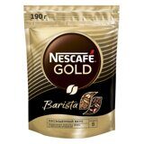 Кофе Nescafe Gold Бариста, пакет, 190г