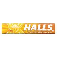 Леденцы Halls мед и лимон, 25гx12шт/уп