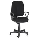 Кресло офисное OL_EChair-301 PJP ткань черная 15/2, пластик