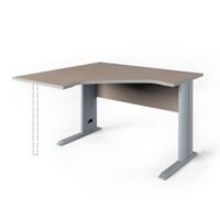 SWIFT Рабочая станция левая Metal, 120x120x75 мм, Светлый дуб