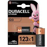 Батарейки DURACELL CR123 литий для фотоапп. бл/1шт