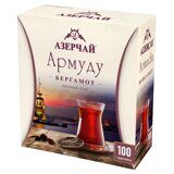 Чай Азерчай Армуду черный с аром. бергамота, 1,6гх100пак