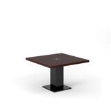 LIVERPOOL Стол для переговоров, 120x120x76 см, темный дуб