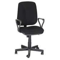 Кресло офисное OL_EChair-301 PJP ткань черная 15/2, пластик