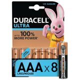 Батарейки DURACELL ULTRA AAA/LR03-8BL